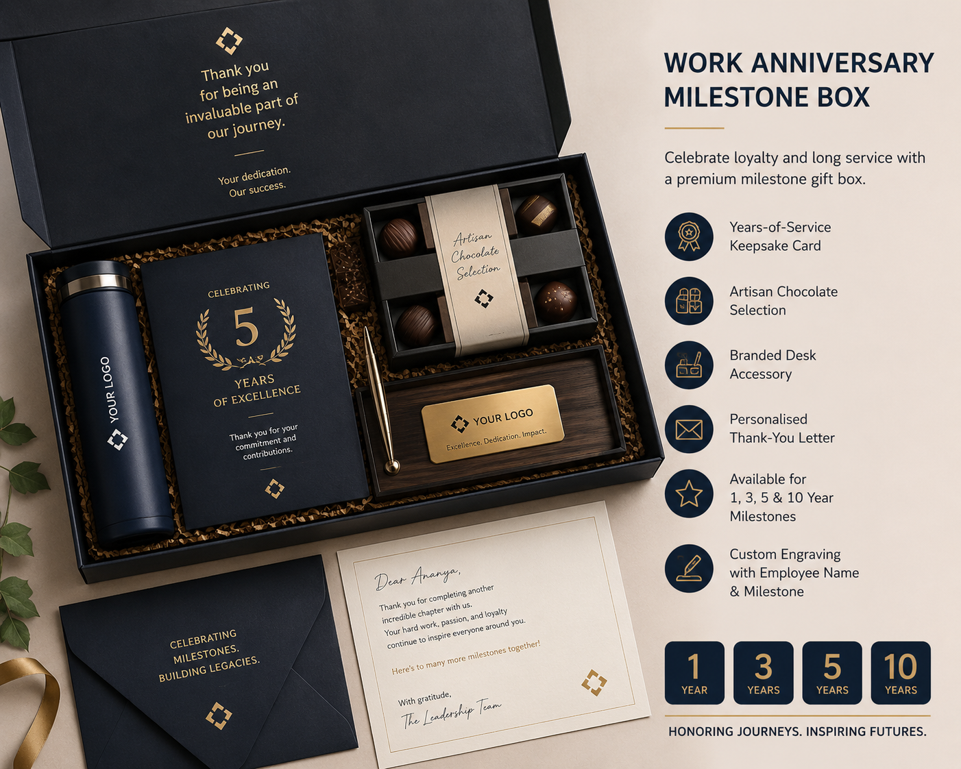 Work Anniversary Milestone Box